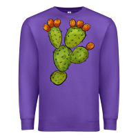 Purple cactus Premium Sweatshirt - BarkalooDesign