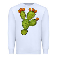 White cactus Premium Sweatshirt - BarkalooDesign