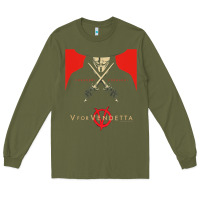 Army Green V For Vendetta Freedom Forever Long Sleeve Tee - trangStudio