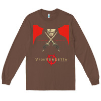 Chestnut V For Vendetta Freedom Forever Long Sleeve Tee - trangStudio