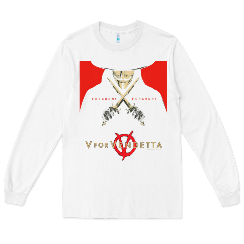 V For Vendetta Freedom Forever Long Sleeve Tee by trangStudio | Teevron