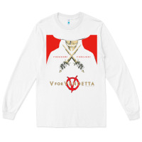 White V For Vendetta Freedom Forever Long Sleeve Tee - trangStudio