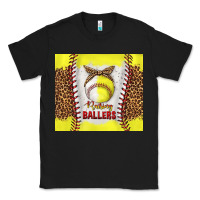 Black raising ballers with baseball and softball leopard tumbler tbs Classic Tee - TumblerDesignByShophia