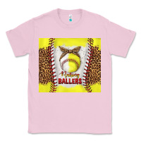 Bubblegum Pink raising ballers with baseball and softball leopard tumbler tbs Classic Tee - TumblerDesignByShophia