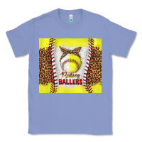 Colony Blue raising ballers with baseball and softball leopard tumbler tbs Classic Tee - TumblerDesignByShophia