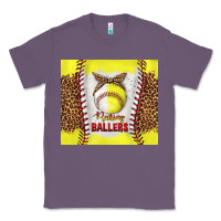 Lavender raising ballers with baseball and softball leopard tumbler tbs Classic Tee - TumblerDesignByShophia