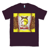 Plum raising ballers with baseball and softball leopard tumbler tbs Classic Tee - TumblerDesignByShophia