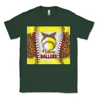 Sports Green raising ballers with baseball and softball leopard tumbler tbs Classic Tee - TumblerDesignByShophia