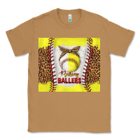 Toasted Coconut raising ballers with baseball and softball leopard tumbler tbs Classic Tee - TumblerDesignByShophia