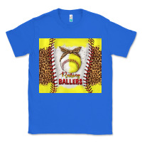 True Royal raising ballers with baseball and softball leopard tumbler tbs Classic Tee - TumblerDesignByShophia