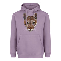 Lavender florida panther  face Heavyweight Hoodie - BarkalooDesign