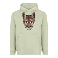 Matcha florida panther  face Heavyweight Hoodie - BarkalooDesign