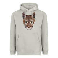 Moon Dust florida panther  face Heavyweight Hoodie - BarkalooDesign