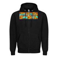Black Welcome Fall Zipper Hoodie - Artiststas