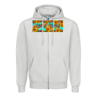 Dove Grey Welcome Fall Zipper Hoodie - Artiststas