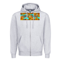 Heather Grey Welcome Fall Zipper Hoodie - Artiststas