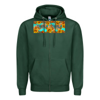 Sports Green Welcome Fall Zipper Hoodie - Artiststas
