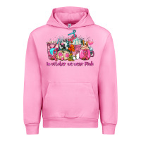 Fuchsia Pink western cancer  in october we wear pink coffee cups with ribbons Urban Hoodie - AdoDesignShop