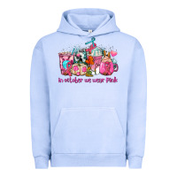 Pigment Grape Ice western cancer  in october we wear pink coffee cups with ribbons Urban Hoodie - AdoDesignShop