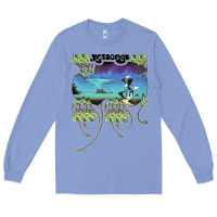 Colony Blue Yes Yessongs Long Sleeve Tee - trangStudio
