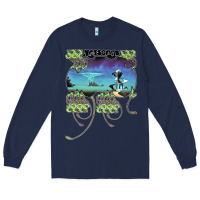Navy Yes Yessongs Long Sleeve Tee - trangStudio