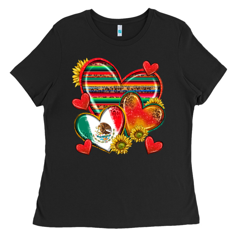 Mexican Hearts Ladies Tee by texasbilliewilder | Teevron