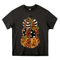 Asphalt leopard pumpkin polka dot sunflower Heavy Core Tee - JahusDesignShop