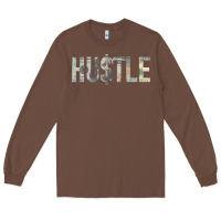 Chestnut Hustle 100 Dollar Bill Christmas Gift entrepreneur Long Sleeve Tee - trangStudio