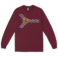 Burgundy St Louis Missouri Flag Vintage Faded Home Family Long Sleeve Tee - trangStudio
