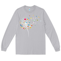 Moon Dust Womens Funny Dandelion Books Gift For Reading Lover Women Girls V-Neck Long Sleeve Tee - trangStudio