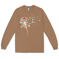 Toasted Coconut Womens Funny Dandelion Books Gift For Reading Lover Women Girls V-Neck Long Sleeve Tee - trangStudio