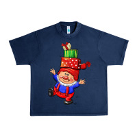 Navy cute christmas gnome Urban Heavy Tee - CowGirlArtShop