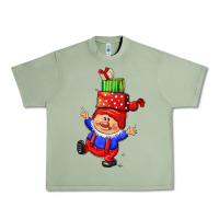Oil Green cute christmas gnome Urban Heavy Tee - CowGirlArtShop