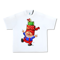 White cute christmas gnome Urban Heavy Tee - CowGirlArtShop