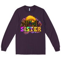 Plum softball sister Long Sleeve Tee - OliviaCreatesArt