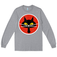 Heather Grey black cat squadron taiwanese u 2 spy plane emblem gift tank top Long Sleeve Tee - trangStudio