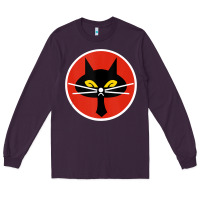Plum black cat squadron taiwanese u 2 spy plane emblem gift tank top Long Sleeve Tee - trangStudio