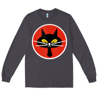 Smoke black cat squadron taiwanese u 2 spy plane emblem gift tank top Long Sleeve Tee - trangStudio