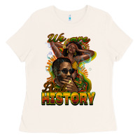 Bone we are black history Ladies Tee - NancyCooperArtShop