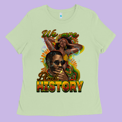 We Are Black History Ladies Tee Designed By Nancycooperartshop