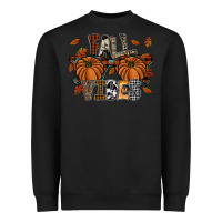 Black fall vibes Heavyweight Sweatshirt - SublimationCraftShop