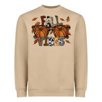 Mushroom fall vibes Heavyweight Sweatshirt - SublimationCraftShop