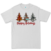 Dove Grey happy holidays christmas trees Premium Tee - Jasminsmagicworld