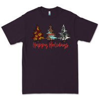 Plum happy holidays christmas trees Premium Tee - Jasminsmagicworld