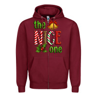 Burgundy The Nice One Zipper Hoodie - Artiststas