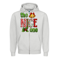 Dove Grey The Nice One Zipper Hoodie - Artiststas