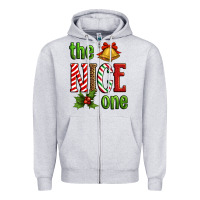 Heather Grey The Nice One Zipper Hoodie - Artiststas