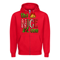 Red The Nice One Zipper Hoodie - Artiststas