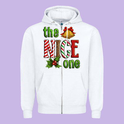 The Nice One Zipper Hoodie Designed By Artiststas