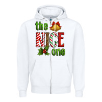 White The Nice One Zipper Hoodie - Artiststas